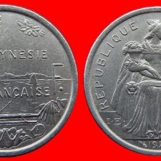 Monedas antiguas de Oceanía: 2 FRANCOS 1977 POLINESIA FRANCESA-73330. Lote 331936698
