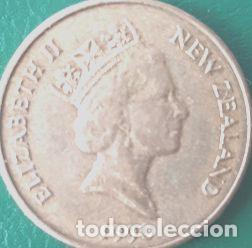 Monedas antiguas de Ocean&iacute;a: moneda nueva zelanda 1990 1 dolar - Foto 1