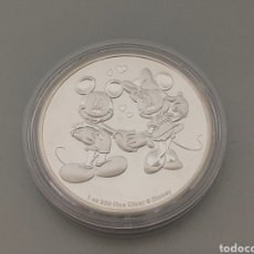 Monedas antiguas de Oceanía: MONEDA 1 ONZA PLATA PURA 999 MICKEY Y MINNIE MOUSE ENAMORADOS NIUE 2020 DISNEY CAPSULA