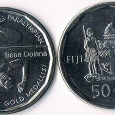 Monedas antiguas de Oceanía: FIJI 50 CENTS 2013 ILESA DELANA