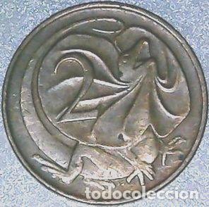Monedas antiguas de Ocean&iacute;a: australia moneda 2 cent 1966 km 63 - Foto 1