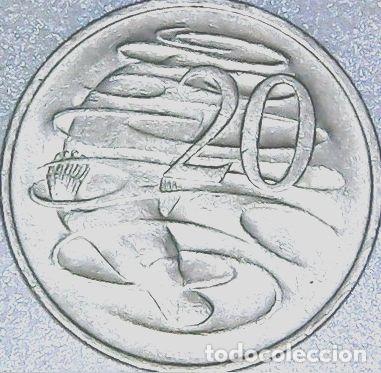 Monedas antiguas de Ocean&iacute;a: australia moneda 20 cent 1977 km 66 - Foto 1