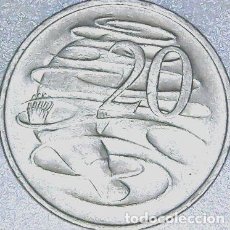Monedas antiguas de Oceanía: AUSTRALIA MONEDA 20 CENT 1977 KM 66. Lote 340459828