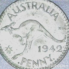 Monedas antiguas de Oceanía: AUSTRALIA MONEDA 1 PENNY 1942 KM 36. Lote 340459898