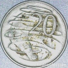 Monedas antiguas de Oceanía: AUSTRALIA MONEDA 20 CENT 1967 KM 66. Lote 340459993