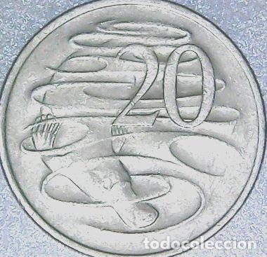 Monedas antiguas de Ocean&iacute;a: australia moneda 20 cent 1973 km 66 - Foto 1