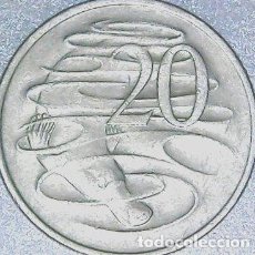 Monedas antiguas de Oceanía: AUSTRALIA MONEDA 20 CENT 1973 KM 66. Lote 340460043