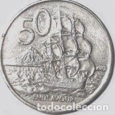 Monedas antiguas de Oceanía: MONEDA DE NUEVA ZELANDA 50 CENT 197431 MM VF. Lote 340465798