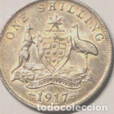 Monedas antiguas de Oceanía: AUSTRALIA SHILLING 1917 M KM 26 EXC ED. 1917. Lote 340469813
