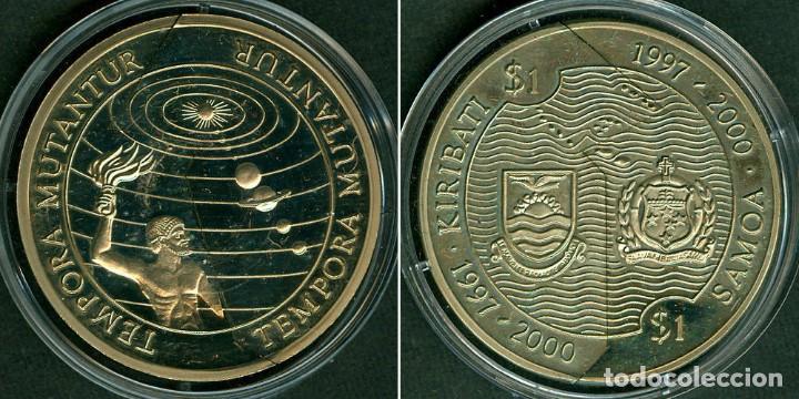 Monedas antiguas de Ocean&iacute;a: KIRIBATI / SAMOA 1 DOLAR 1997 - Foto 1