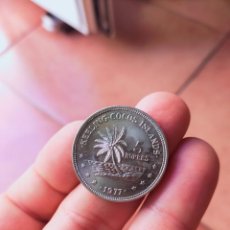 Monedas antiguas de Oceanía: MONEDA DE 5 CINCO RUPIAS KEELING COCOS 1977 SIN CIRCULAR JOHN CLUNIES ROSS. Lote 349393119
