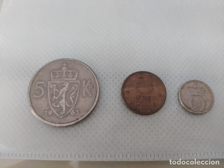 Monedas antiguas de Ocean&iacute;a: 3 MONEDAS NORUEGA - Foto 1