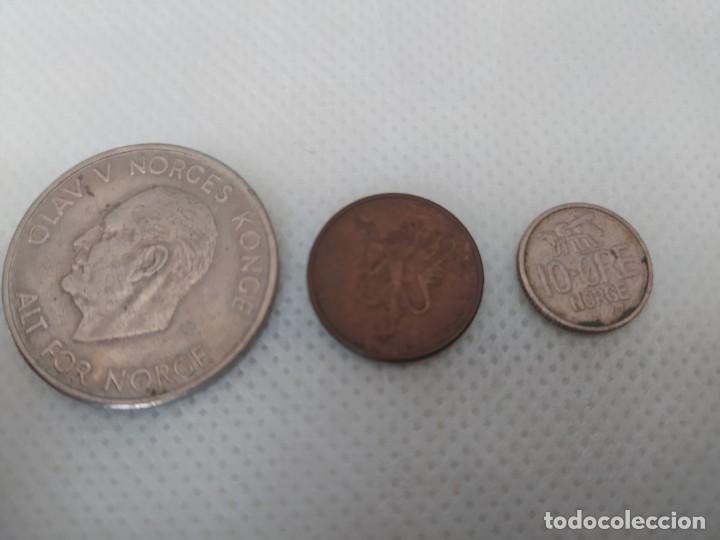 Monedas antiguas de Ocean&iacute;a: 3 MONEDAS NORUEGA - Foto 2