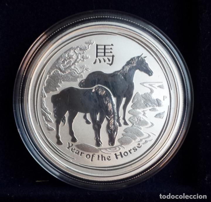 Monedas antiguas de Ocean&iacute;a: Australia Lunar Series II 1/2 oz plata 2014
