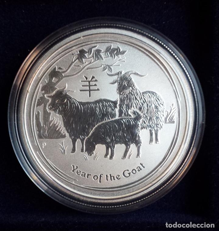 Monedas antiguas de Ocean&iacute;a: Australia Lunar Series II 1/2 oz plata 2015