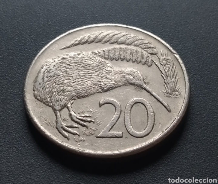 Monedas antiguas de Ocean&iacute;a: MONEDA - NUEVA ZELANDA 20 CENTS 1981 - Foto 3