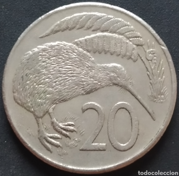 Monedas antiguas de Ocean&iacute;a: MONEDA - NUEVA ZELANDA 20 CENTS 1981 - Foto 1