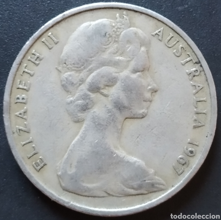 Monedas antiguas de Ocean&iacute;a: MONEDA - AUSTRALIA 20 CENT 1967 - Foto 2