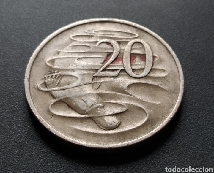 Monedas antiguas de Ocean&iacute;a: MONEDA - AUSTRALIA 20 CENT 1970 - Foto 3