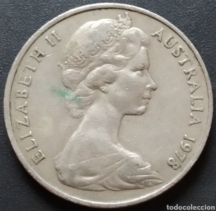 Monedas antiguas de Ocean&iacute;a: MONEDA - AUSTRALIA 20 CENT 1978 - Foto 2