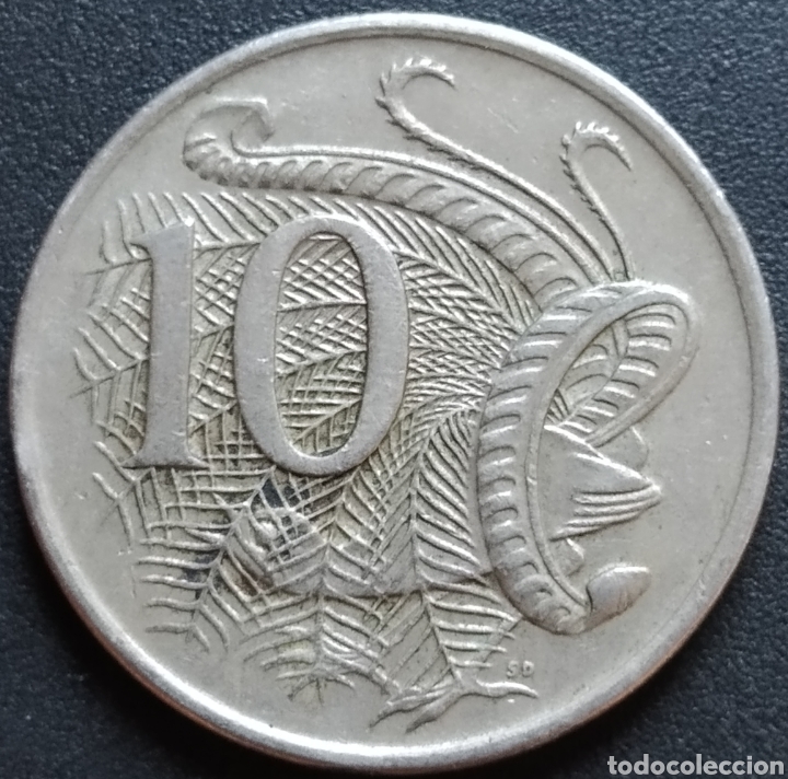 Monedas antiguas de Ocean&iacute;a: MONEDA - AUSTRALIA 10 CENT 1970 - Foto 1