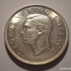 Monedas antiguas de Oceanía: 115SAZ13 NUEVA ZELANDA MEDIA CORONA DE PLATA 1943