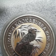 Monedas antiguas de Oceanía: MONEDA 10 DOLLARS AUSTRALIA 1993 KOOKABURRA 311 GR PLATA PURA 999. Lote 362764275