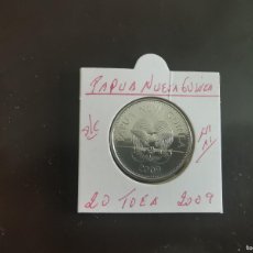 Monedas antiguas de Oceanía: PAPUA NUEVA GUINEA 20 TOEA 2009 S/C KM=5A (NIQUEL-ACERO). Lote 364115086