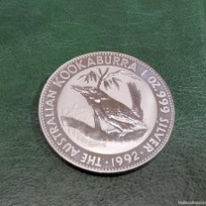 Monedas antiguas de Oceanía: 1 DÓLAR DE PLATA DE AUSTRALIA DEL AÑO 1992.1 ONZA DE PLATA DE LEY 9999.PROOF. Lote 364308026