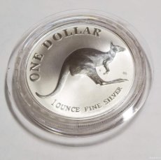 Monedas antiguas de Oceanía: 1 DÓLAR DE PLATA DE AUSTRALIA DEL AÑO 1993.1 ONZA DE PLATA PURA DE LEY 999.PROOF. Lote 364630306