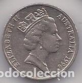 Monedas antiguas de Ocean&iacute;a: AUSTRALIA - MONEDA DE 5 CENT DE 1996 - Foto 1