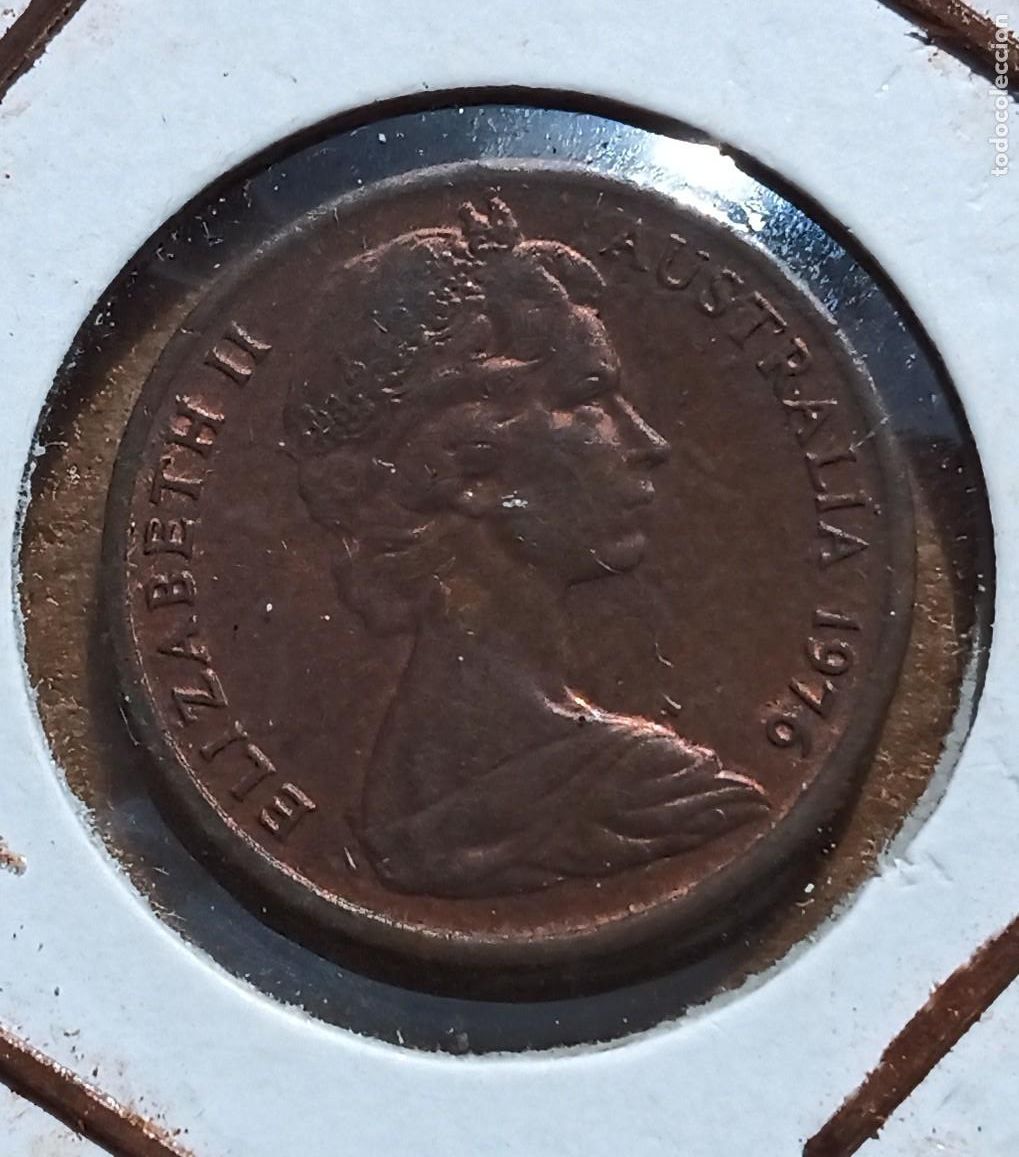 Monedas antiguas de Ocean&iacute;a: AUSTRALIA - 1 CENT 1976 BC - Foto 1
