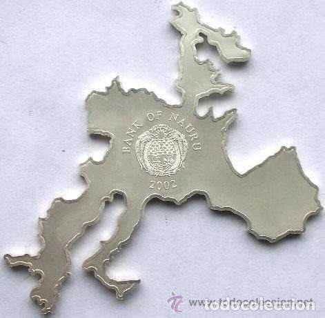 Monedas antiguas de Ocean&iacute;a: NAURU 10 DOLARES 2002 - Foto 2