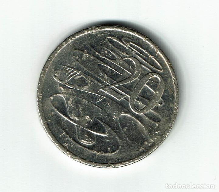 Monedas antiguas de Ocean&iacute;a: AUSTRALIA 20 CENTS 2008 - Foto 1