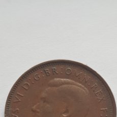 Monedas antiguas de Oceanía: HALF PENNY AUSTRALIA 1948 MEDIO PENIQUE