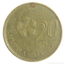 Monedas antiguas de Oceanía: 20 SEN MALASIO. 2013.. Lote 383312109