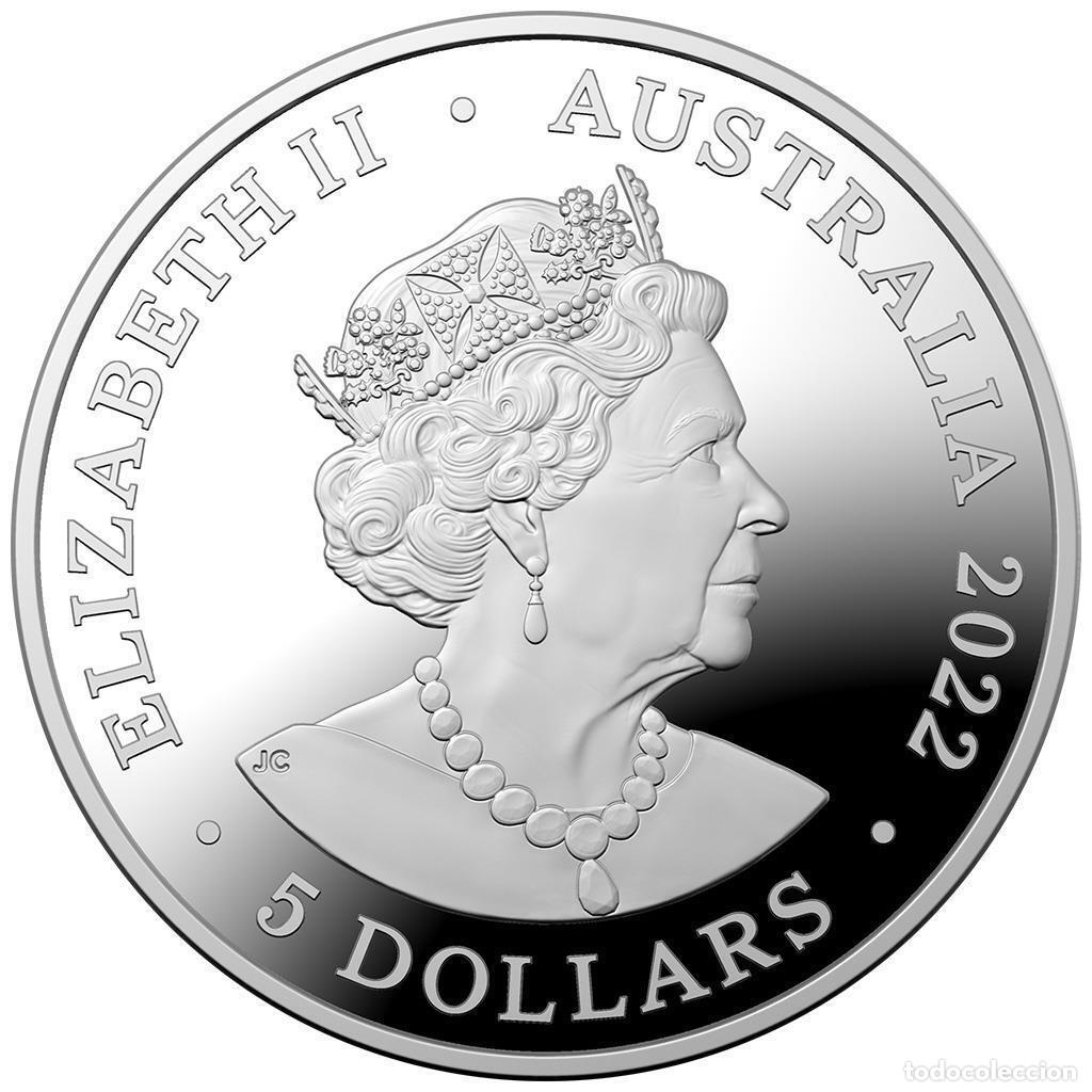 Monedas antiguas de Ocean&iacute;a: AUSTRALIA 5 DOLARES 2022 - Foto 1