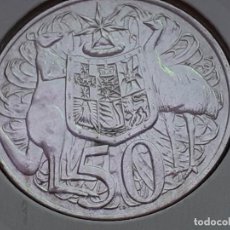 Monedas antiguas de Oceanía: AUSTRALIA 50 CENTAVOS/CENTS 1966 (PLATA)