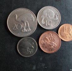 Monedas antiguas de Oceanía: CONJUNTO DE 5 MONEDAS PAPUA NEW GUINEA MUY DIFICILES