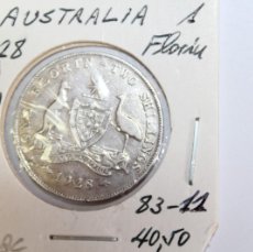 Monedas antiguas de Oceanía: MONEDA DE PLATA DE 1 FLORIN DE 1928 M KM 27 DE AUSTRALIA EN MBC