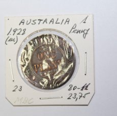 Monedas antiguas de Oceanía: MONEDA DE 1 PENNY DE 1928 ( M ) KM 23 DE AUSTRALIA EN MBC