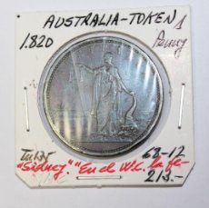 Monedas antiguas de Oceanía: MONEDA DE 1 PENNY DE 1820 DE AUSTRALIA TOKEN EN MBC SIDNEY RARISIMA