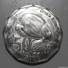 Monedas antiguas de Oceanía: #5. KEELING COCOS ISLANDS 20 CENT 2004 PEZ LEON UCN. Lote 402092359