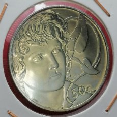 Monedas antiguas de Oceanía: NUEVA ZELANDA 50 CENTS 2003 FRODO EL SEÑOR DE LOS ANILLOS. Lote 402295959