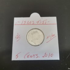 Monedas antiguas de Oceanía: ISLAS FIJI 5 CENTIMOS 2010 S/C KM=119 (NIQUEL-ACERO). Lote 402460564