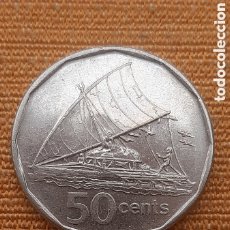 Monedas antiguas de Oceanía: (FIYI)(2009)(ACERO BAÑADO EN NIQUEL) 50 CENTS