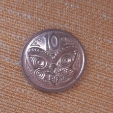 Monedas antiguas de Oceanía: (NUEVA ZELANDA)(2014)(ACERO BAÑADO EN COBRE) 10 CENTS