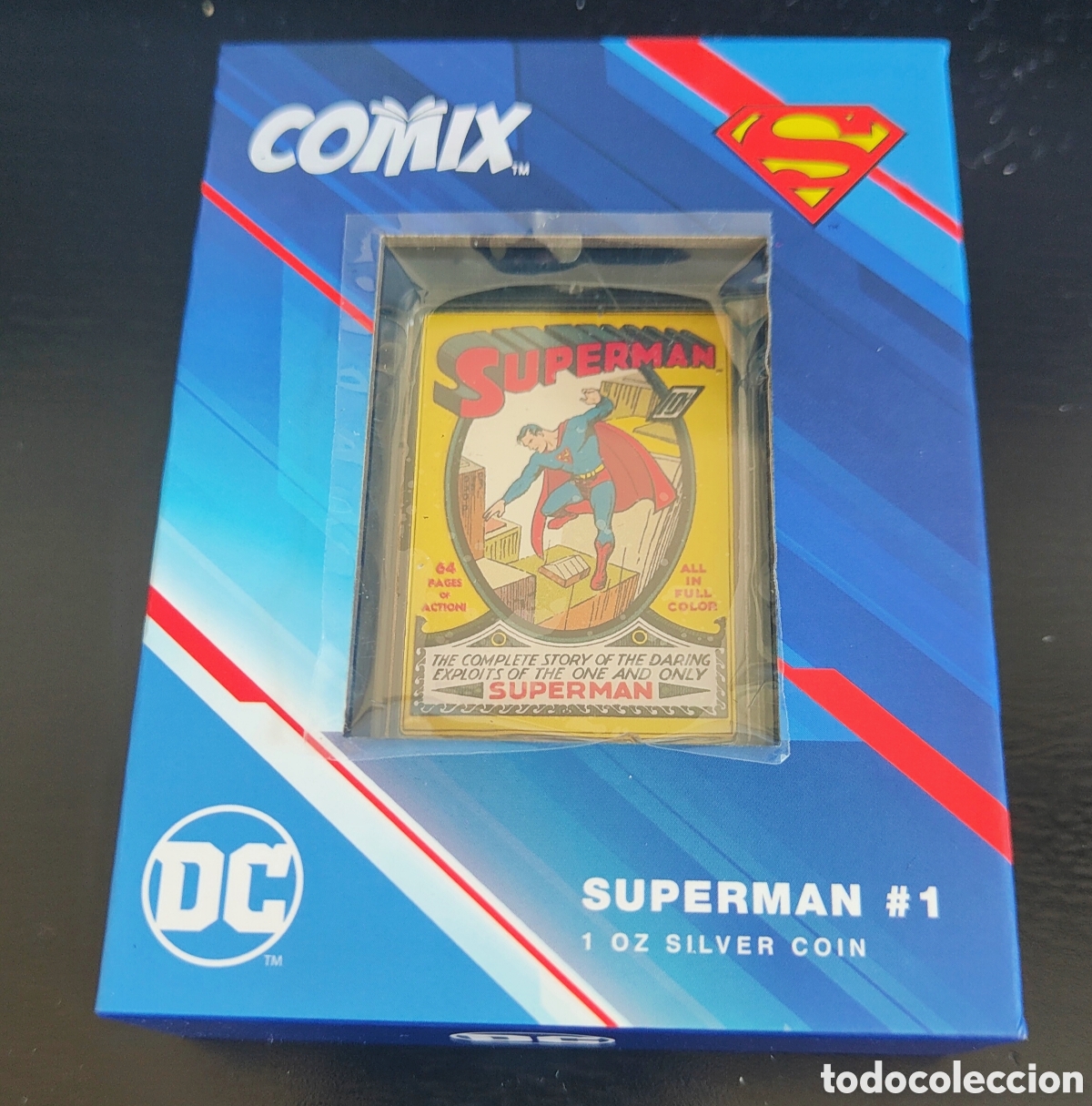 Monedas antiguas de Ocean&iacute;a: Lingote Plata Superman - Foto 4