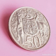 Monedas antiguas de Oceanía: MONEDA-AUSTRALIA-50 CENTS-1965-PLATA-ISABEL II-EXCELENTE-COLECCIONISTAS