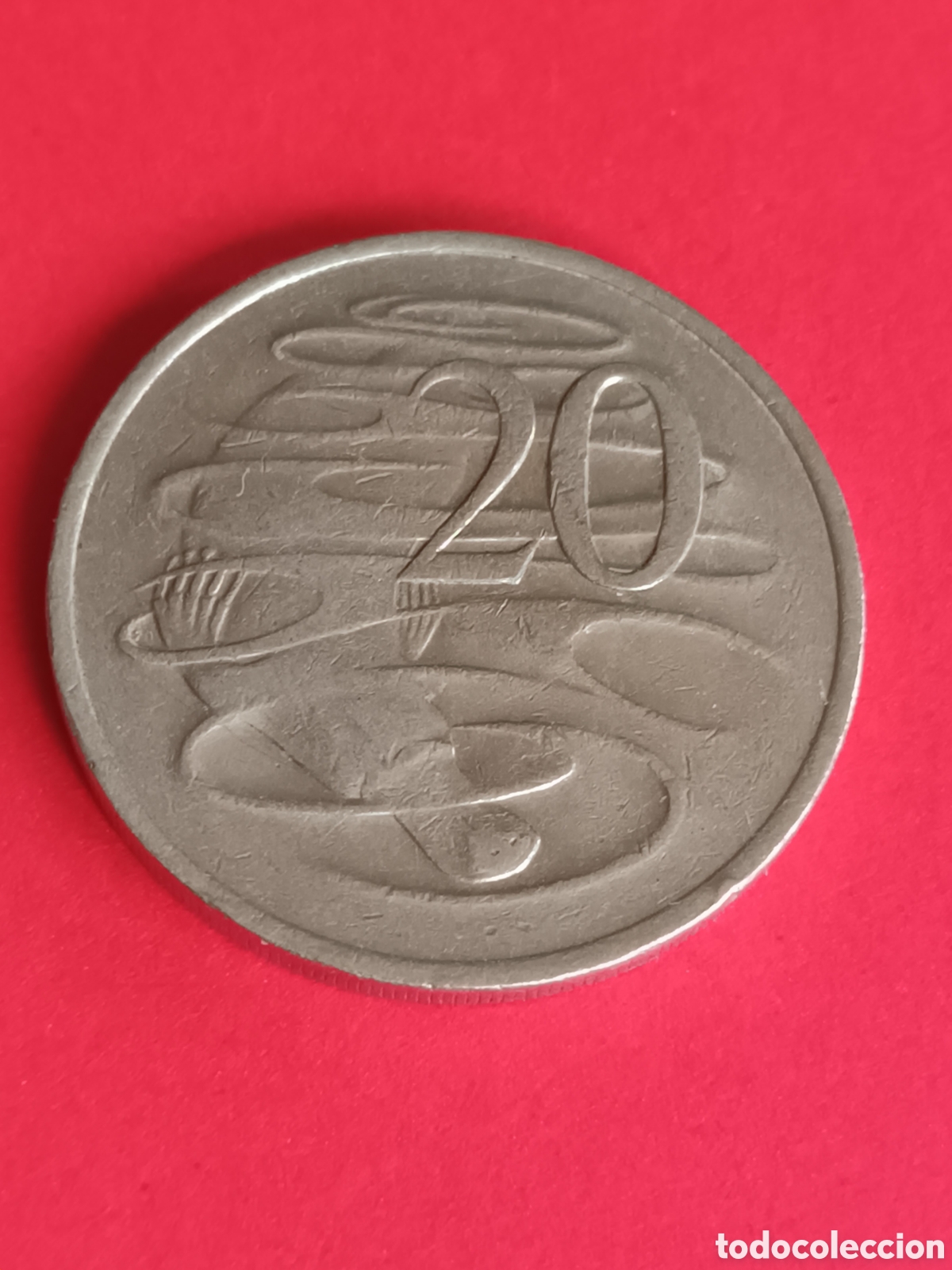 Monedas antiguas de Ocean&iacute;a: AUSTRALIA. 20 CENTAVOS DE 1982. - Foto 2